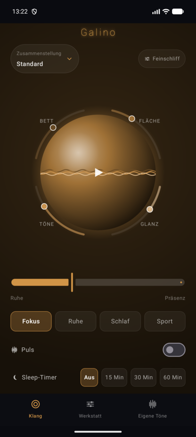 Galino für Android — Orb Fokus
