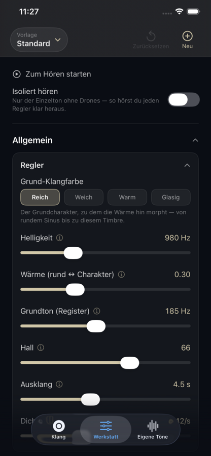 Galino — Werkstatt