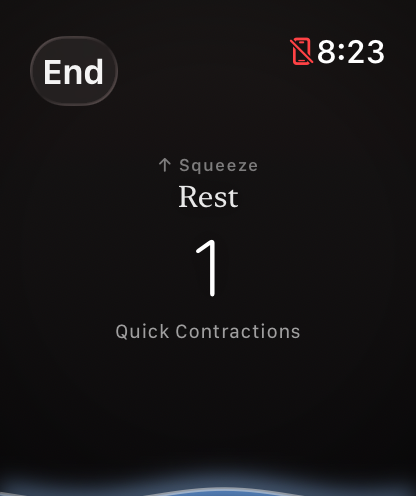 VIVAL on Apple Watch — rest