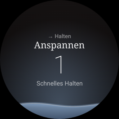 VIVAL auf Wear OS — Anspannen