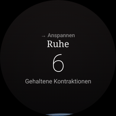 VIVAL auf Wear OS — Ruhe
