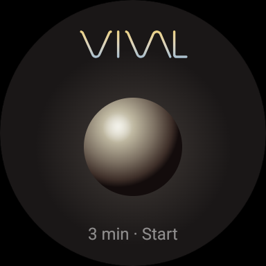 VIVAL on Wear OS — start